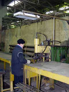 Инфракрасные обогреватели «ОНИКС-15» в производственном помещении ЖБК